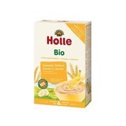 Holle Bio Papa de Banana e Sêmola 250g 6m+