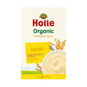 Holle Bio Papa de Cereais Integrais de Milho Miúdo 250g 4m+