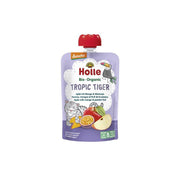 Holle Bio Puré Saqueta Tropic Tiger - Maçã com Manga e Maracujá 100g 8m+