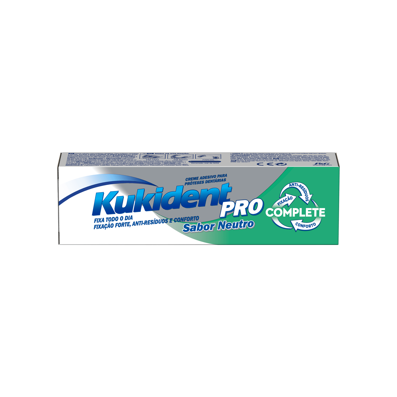 Kukident Pro Complete Creme Neutro para Próteses Dentárias 70g