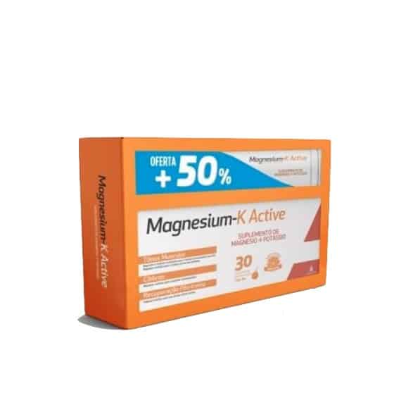 Magnesium-K Active 30 Comprimidos efervescentes + 15 Oferta