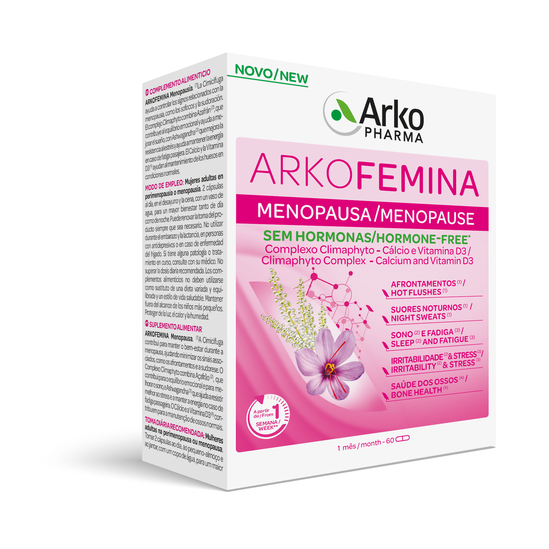 Arkofemina Menopause 60 capsules