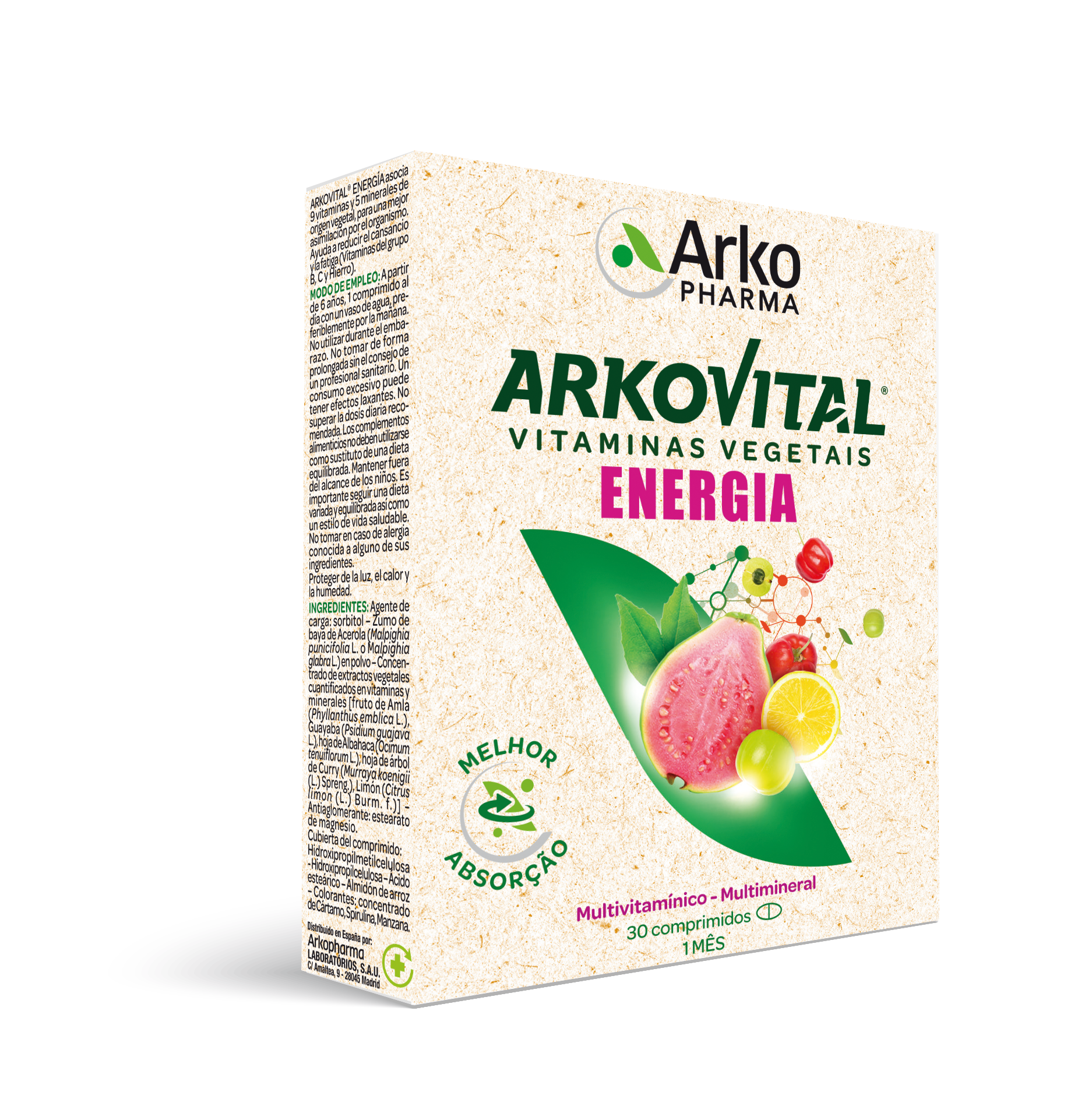 Arkovital Energy - 30 tablets