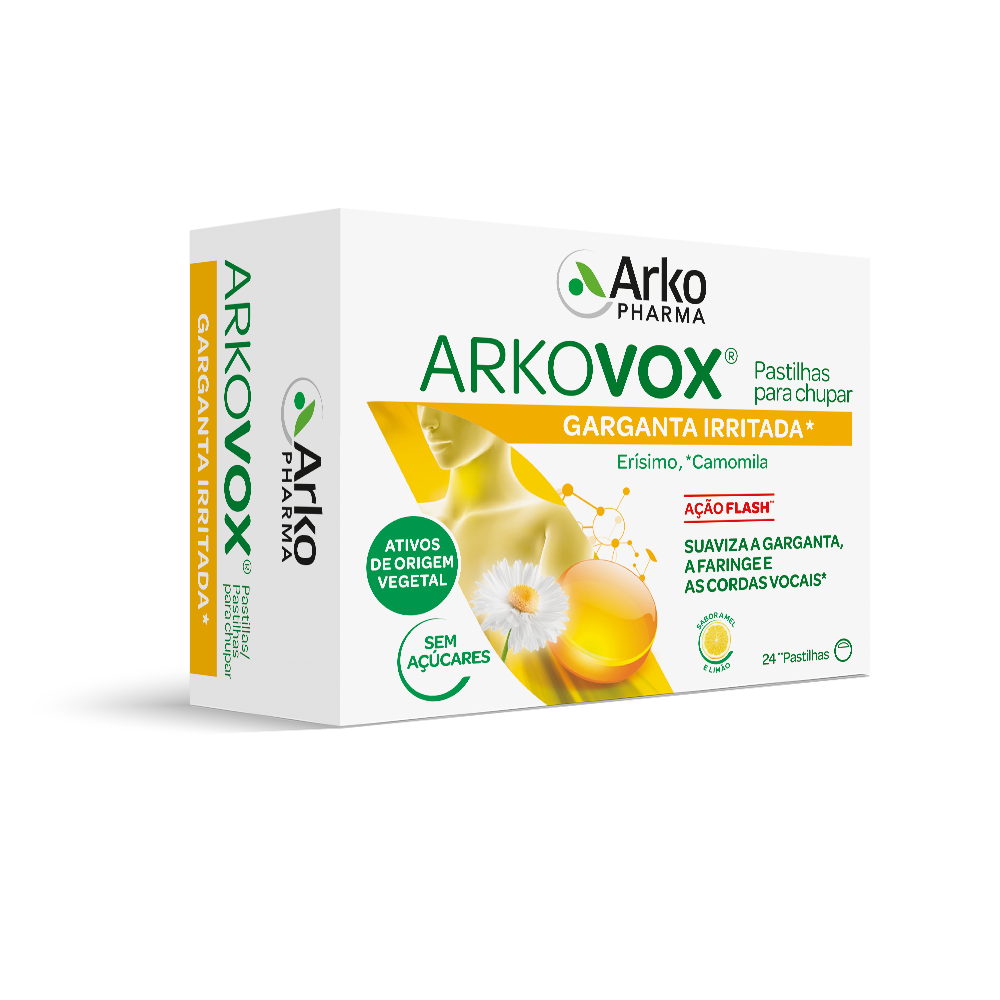 Arkovox Honey/Lemon 24 Lozenges