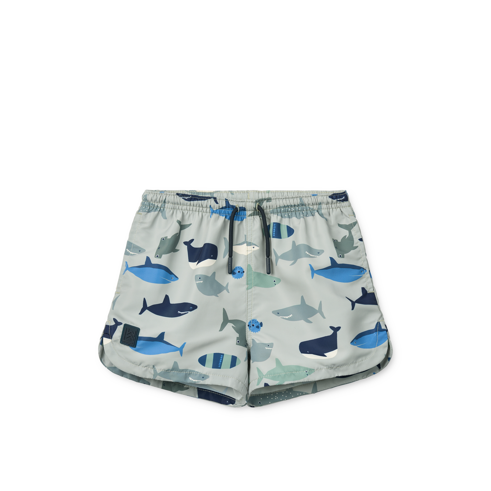 Liewood Aiden Board Shorts Shark / Dove blue T116