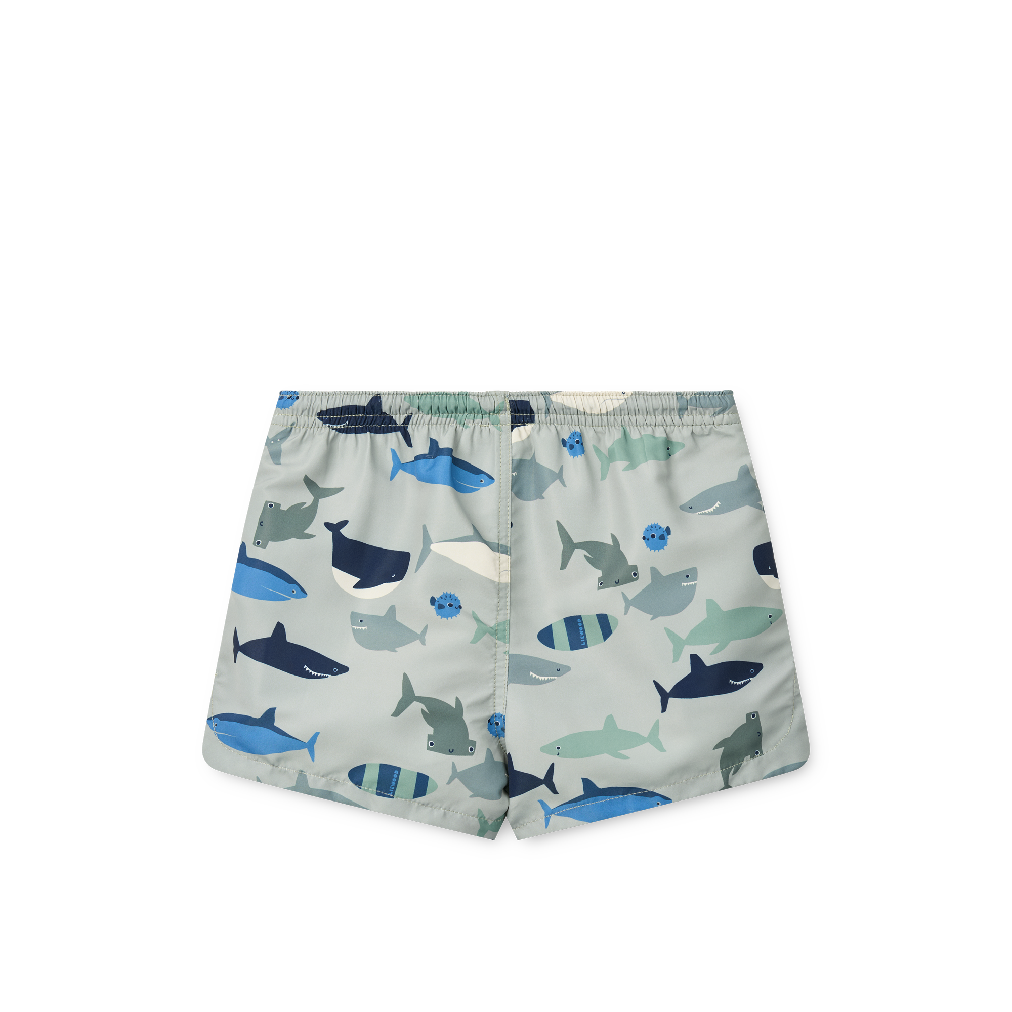 Liewood Aiden Board Shorts Shark / Dove blue T116