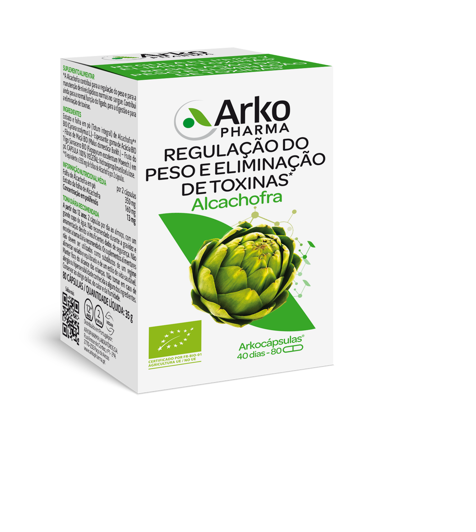 Arkopharma Organic Artichoke 80 capsules
