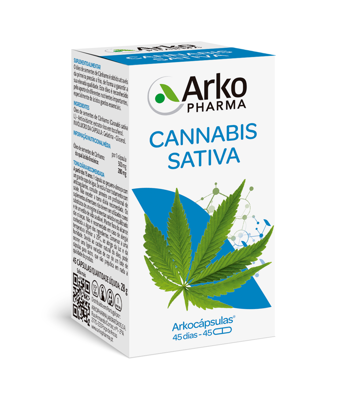 Arkocaps Cannabis Sativa 45 capsules