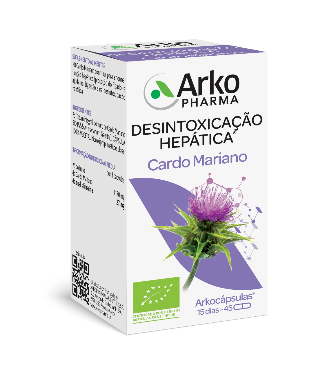 Arkocápsulas Milk Thistle BIO 45 capsules