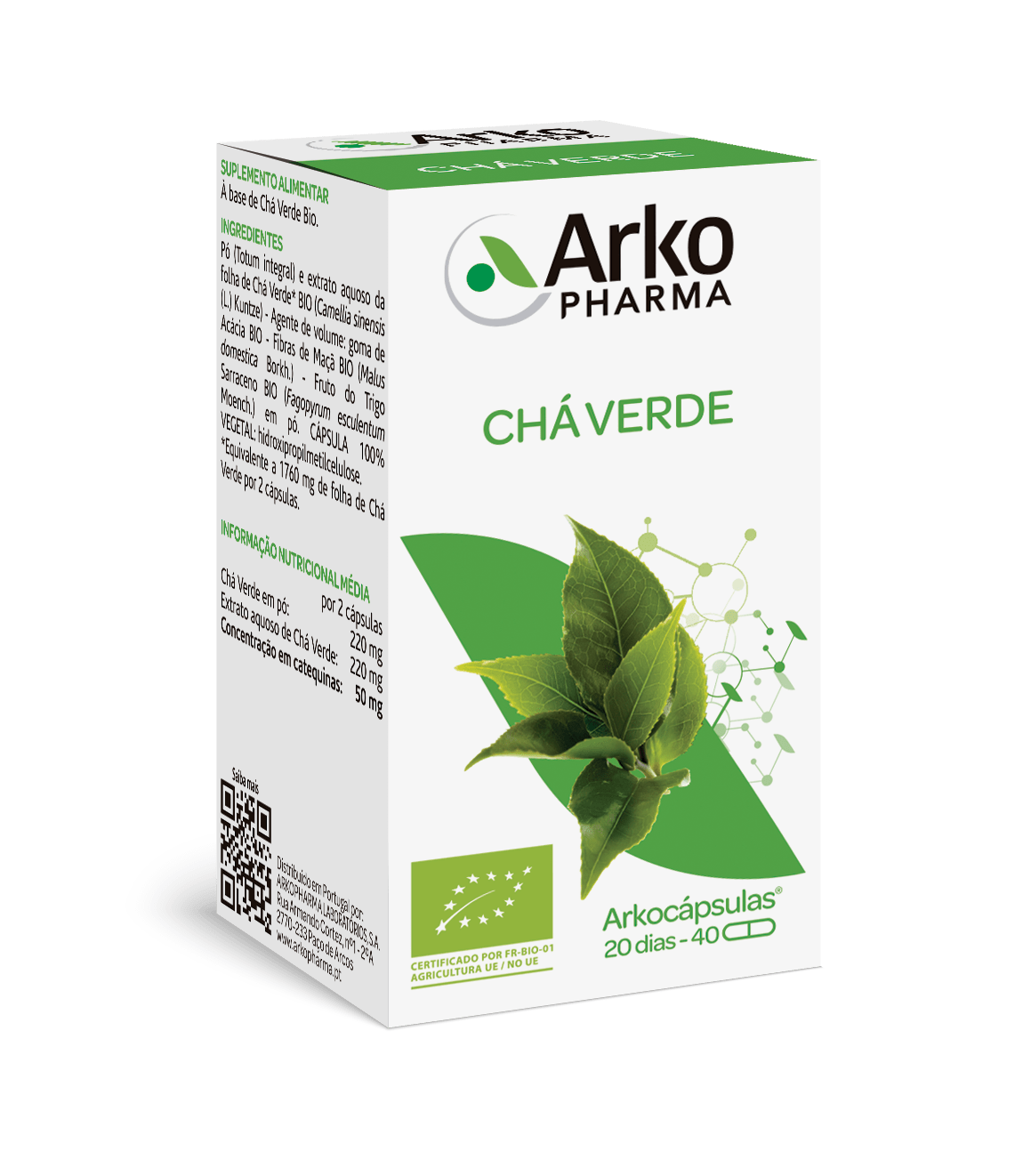 Arkocaps Organic Green Tea 40 capsules