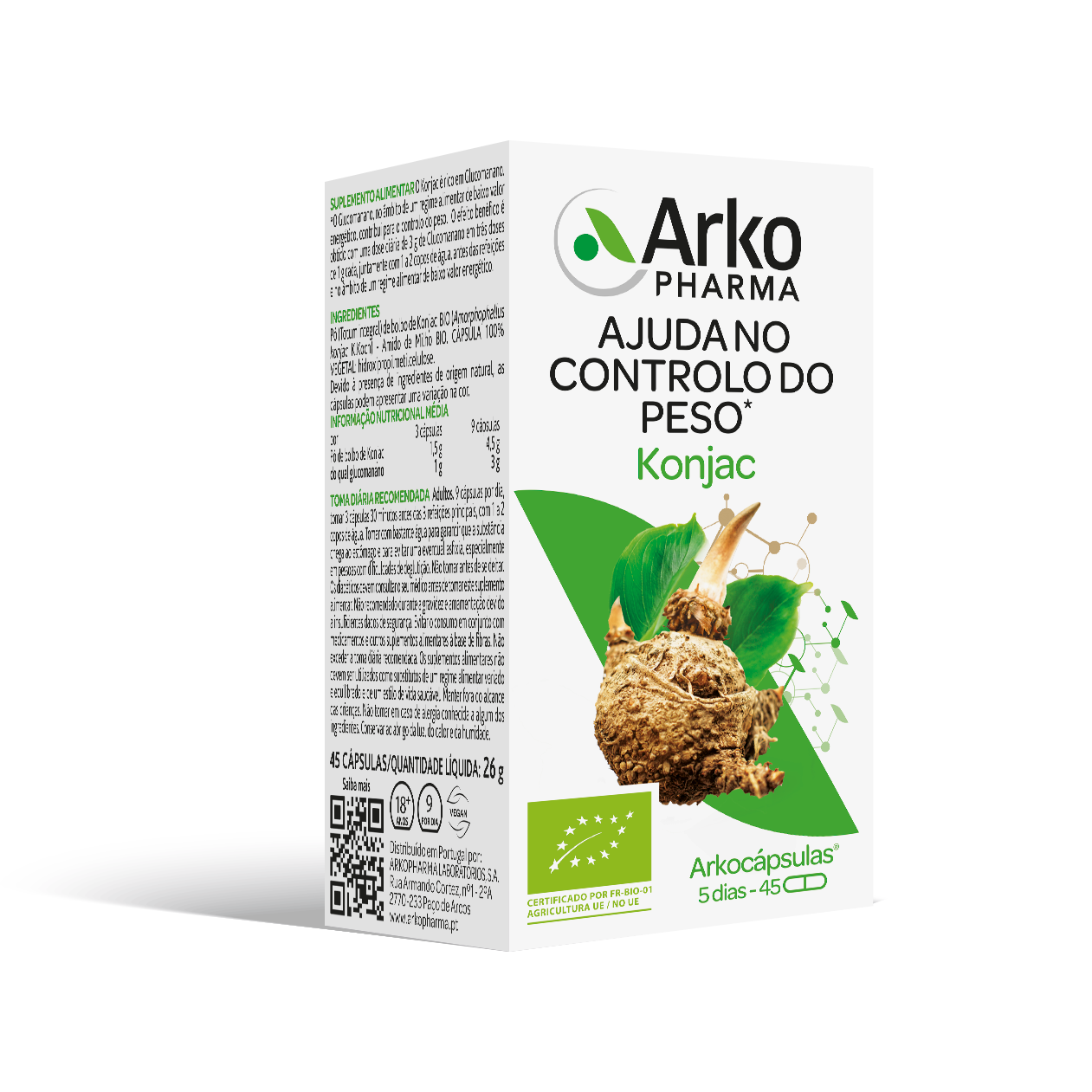 Arkocápsulas Konjac BIO 45 capsules