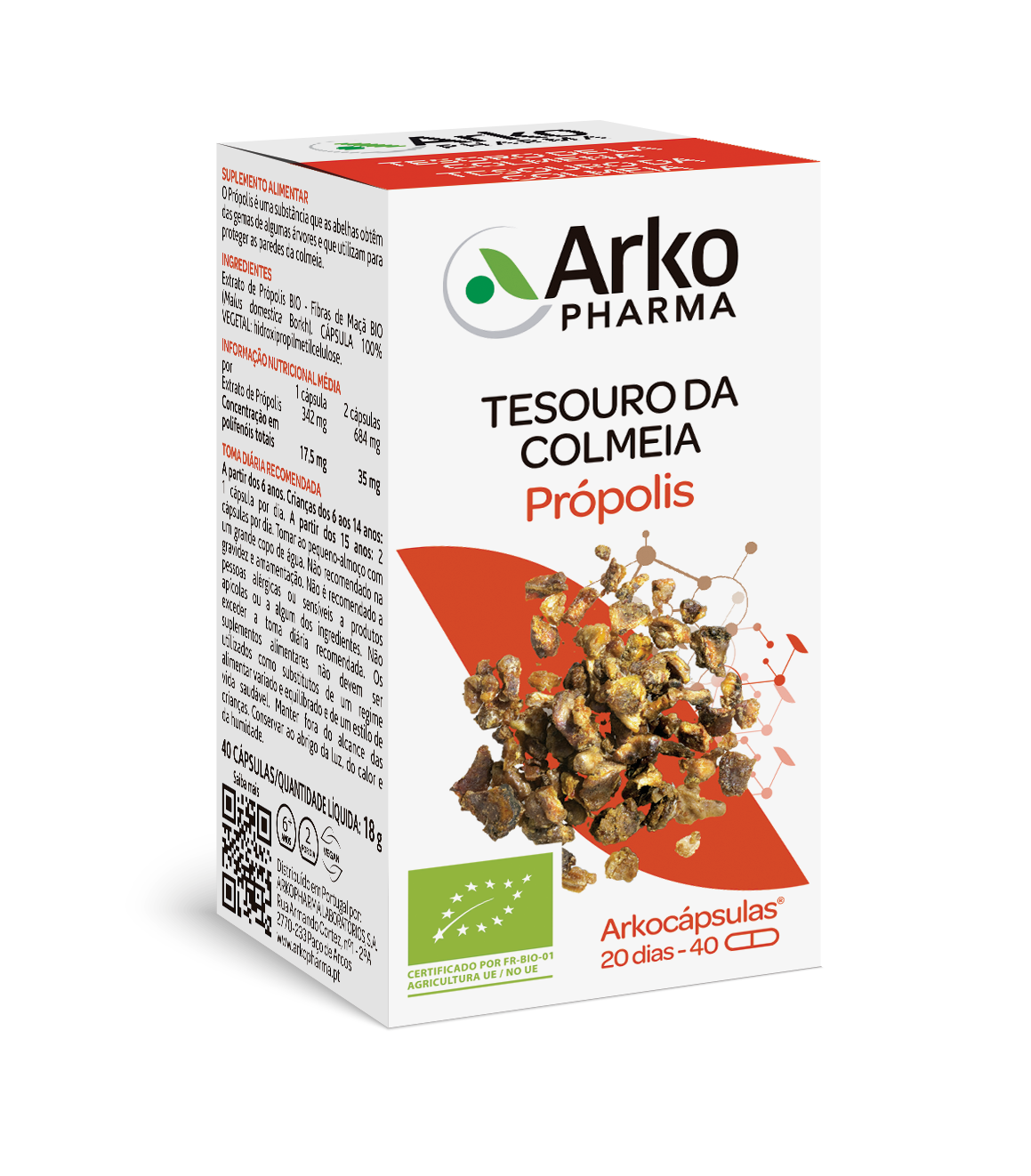 Arkocaps Organic Propolis 40 capsules