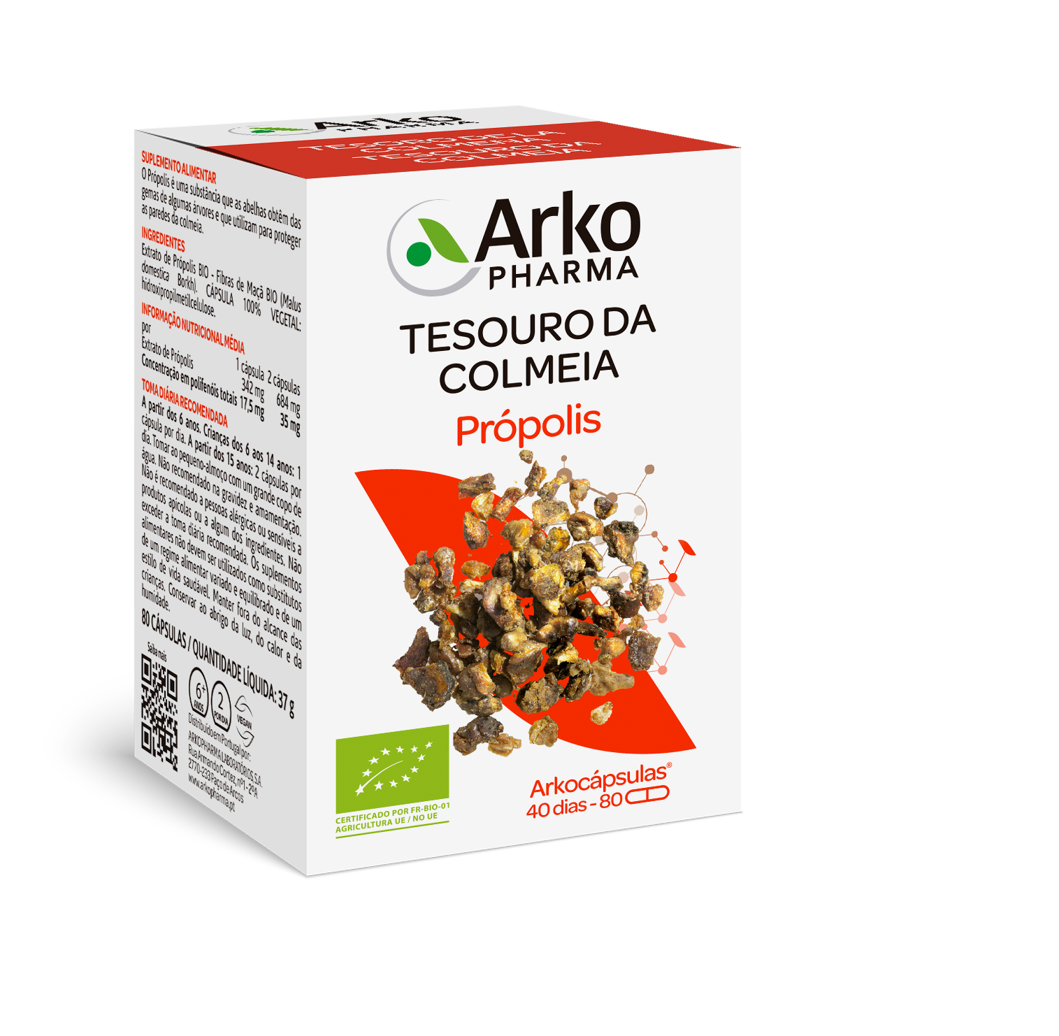 Arkocaps Organic Propolis 80 capsules