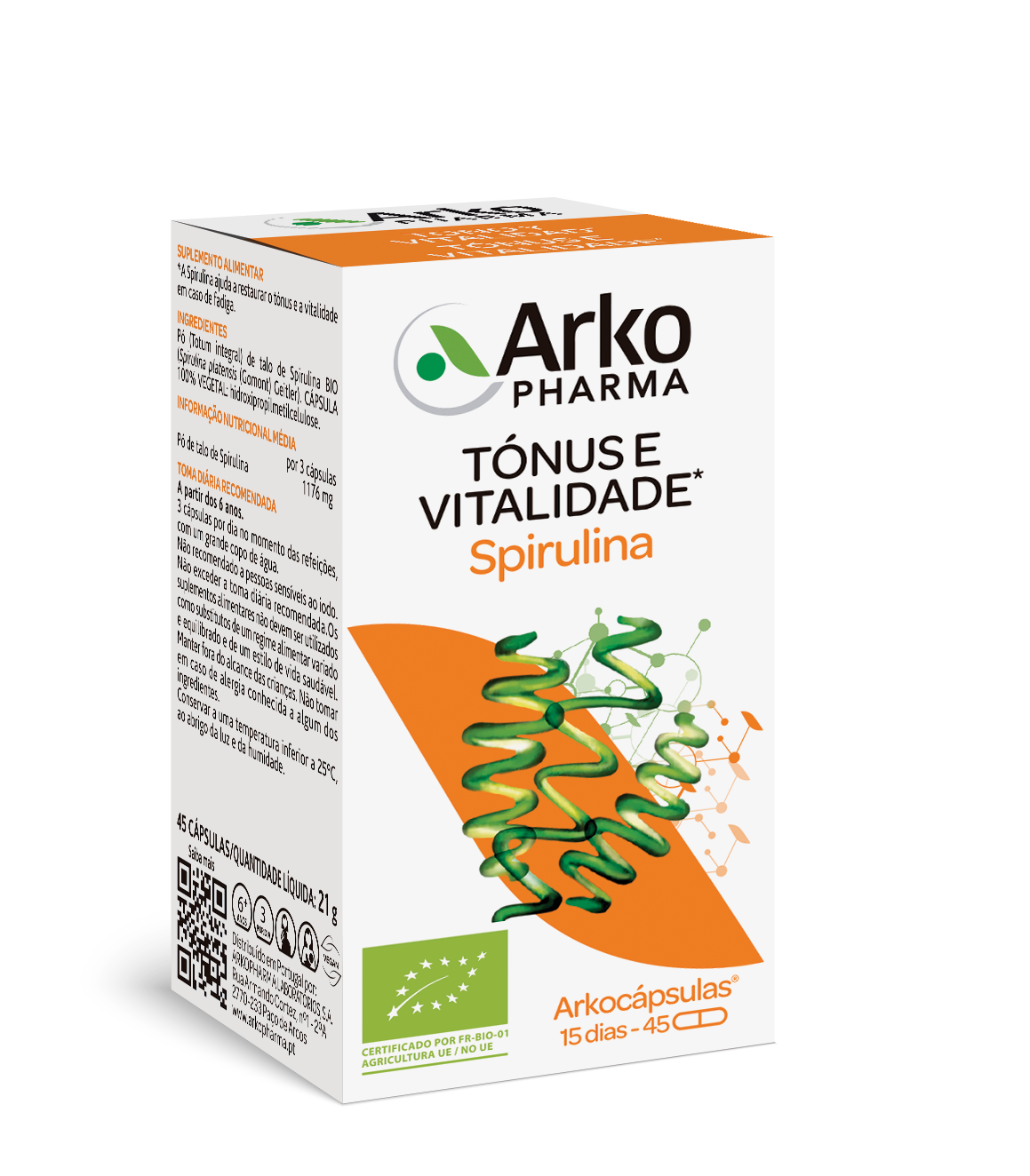 Arkocápsulas Spirulina BIO 48 capsules