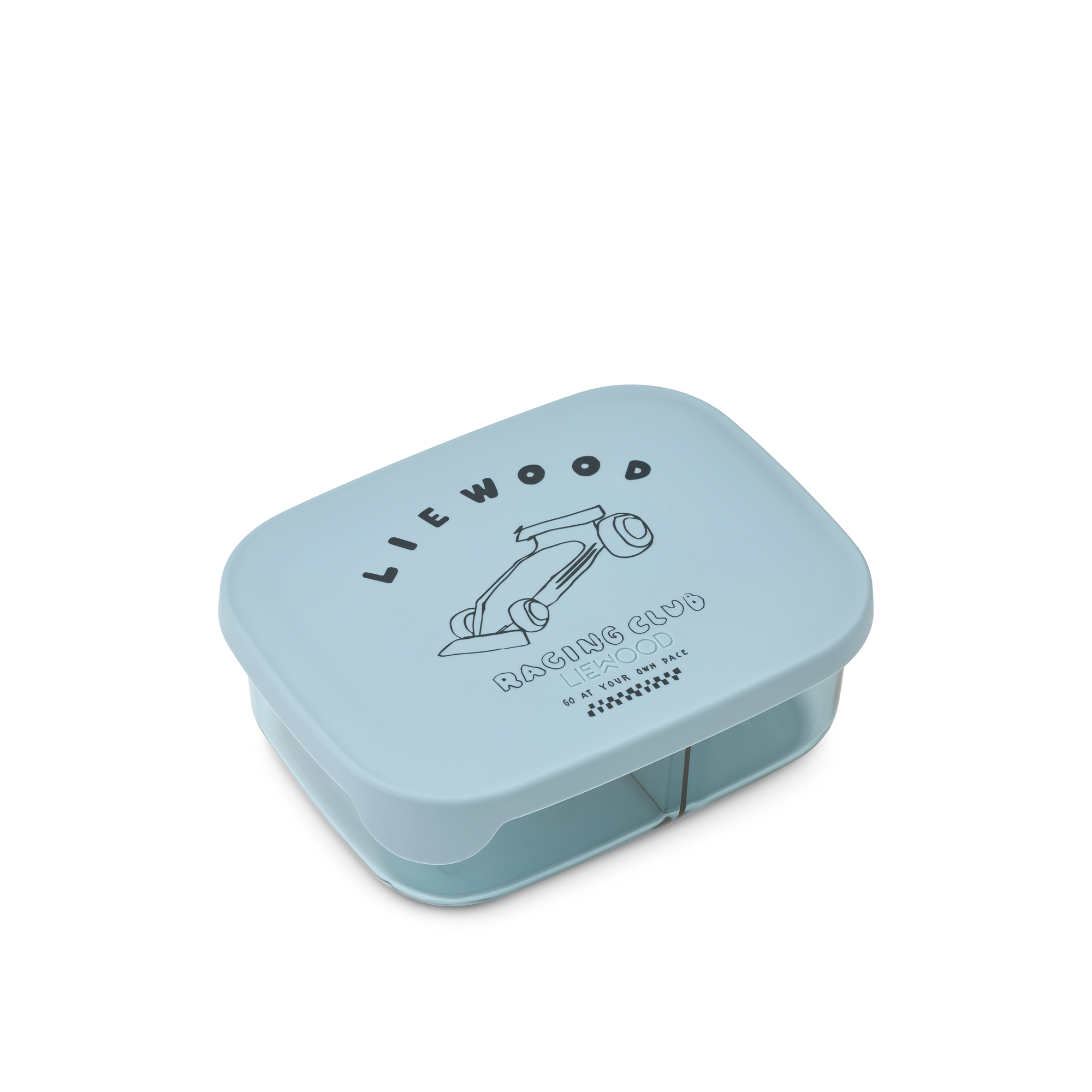 Liewood Arthur Tritan Lunchbox RaceCars/Blue