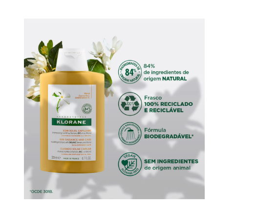 Klorane Solar Poly Champô Nutritivo 200Ml