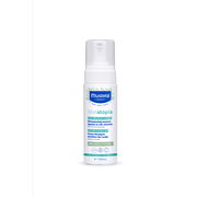 Mustela Stelatopia Foaming Shampoo for babies with atopic skin.