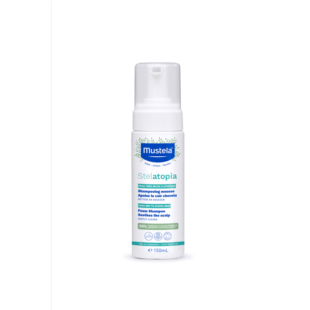 Mustela Stelatopia Champô-Espuma para bebés com pele atópica 150ml