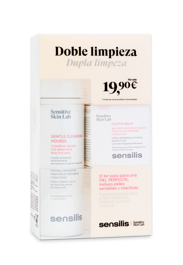 Sensilis Pack Gentle Cleansing Mousse + Calm In Balm 200ml + 25ml