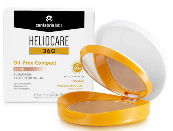 Heliocare 360 Oil Free Compact SPF50+ Beige 10g