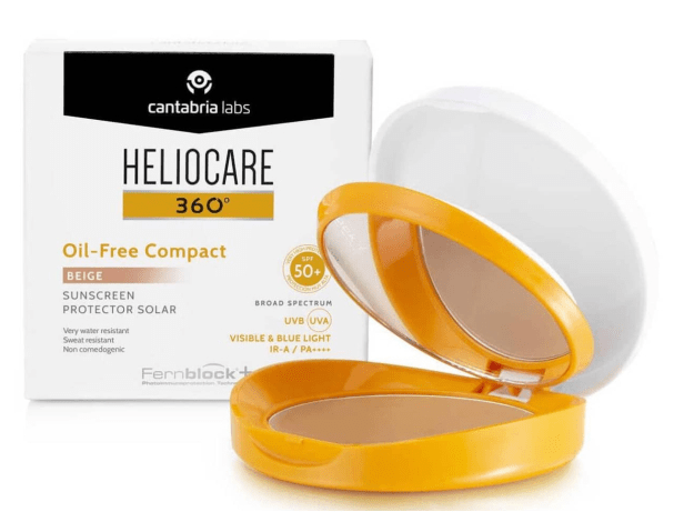 Heliocare 360 ​​Oil-Free Compacts SPF50+ 10g Pack Beige