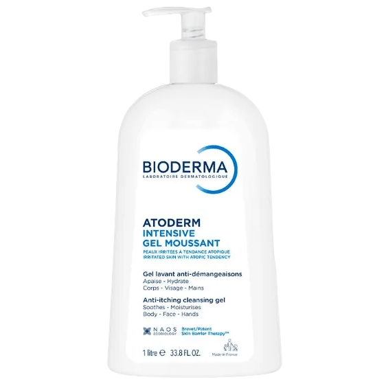 Bioderma Atoderm Intensive Gel de Limpeza Suave 1L