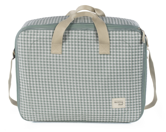 Walking Mum Mala de viagem I Love Vichy Verde