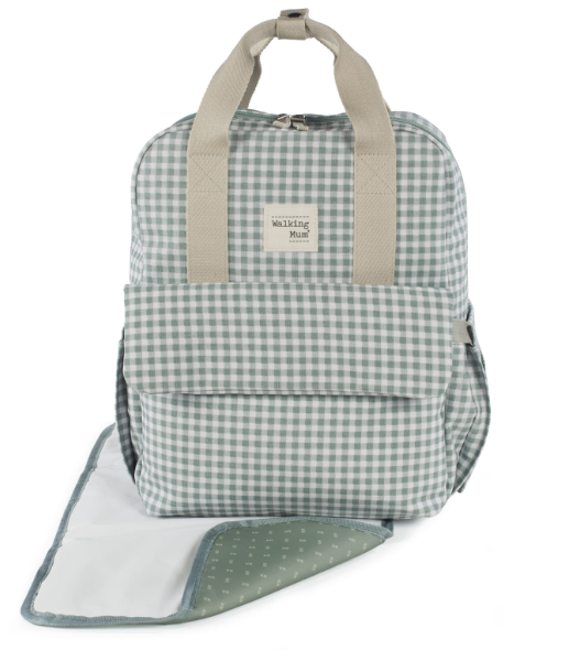 Walking Mum Mochila verde I Love Vichy