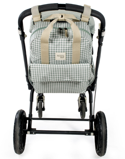 Walking Mum Mochila verde I Love Vichy