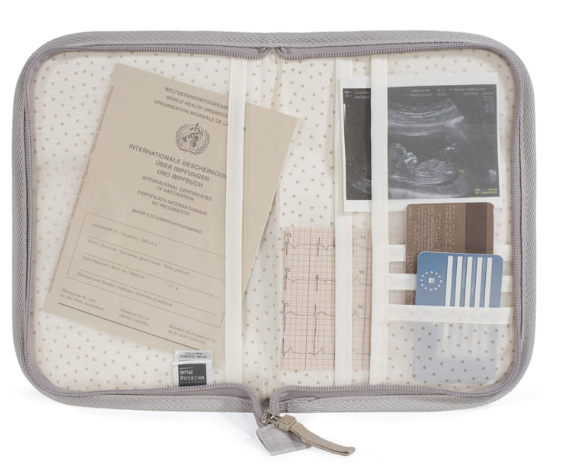 Walking Mum Porta-documentos Sintra Bege