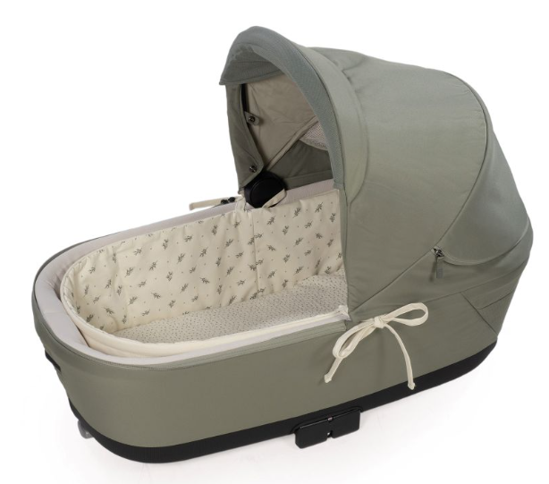 Walking Mum Cama de berço Mimosa verde fofinha + lençol adaptado