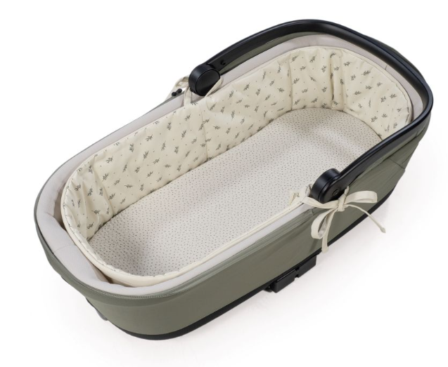 Walking Mum Cama de berço Mimosa verde fofinha + lençol adaptado