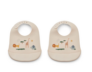 Liewood Tilda Bib Pack 2 Safari 1111 LW14157