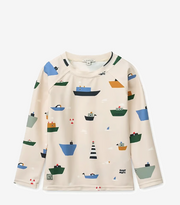 Liewood Noah Longsleeve Swim Tee Sailing/Sandy T80