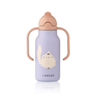 Liewood Kimmie Water Bottle Cat/WarmLilac 250 ml
