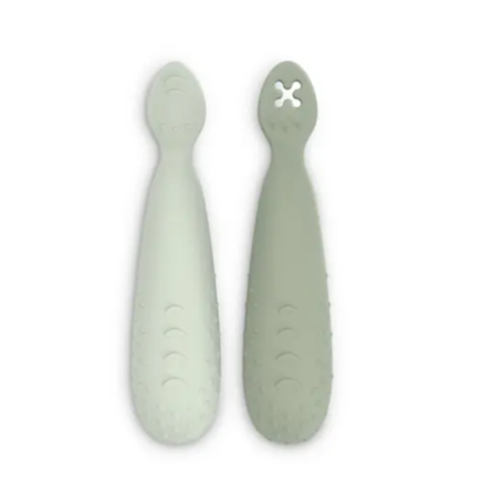 Suavinex Selection Talheres Aprende Verde 6M+
