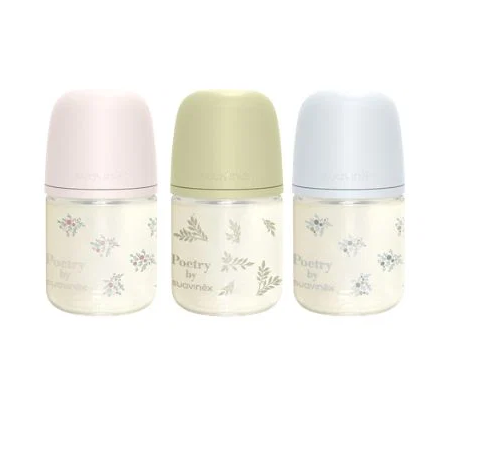 Suavinex Poetry Biberão de Vidro TetFis S120Ml0M+