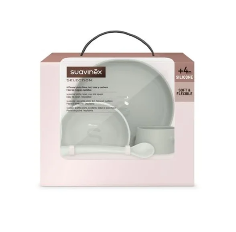 Suavinex Loiça Silic Soft Flex Verd 4m+