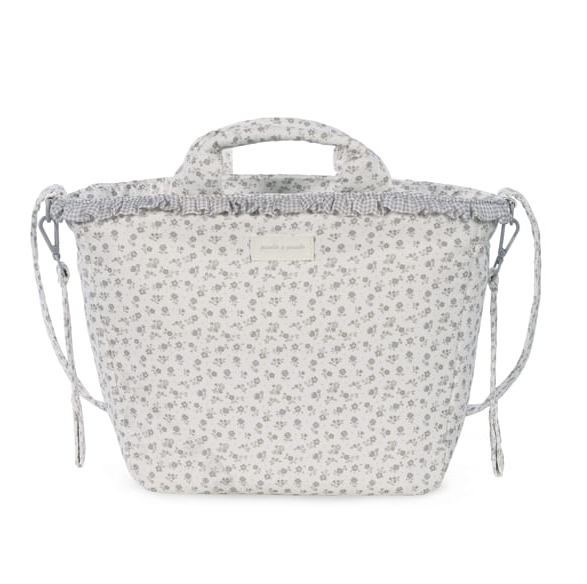 Pasito a Pasito Saco Little Bloom Flowers Grey 598