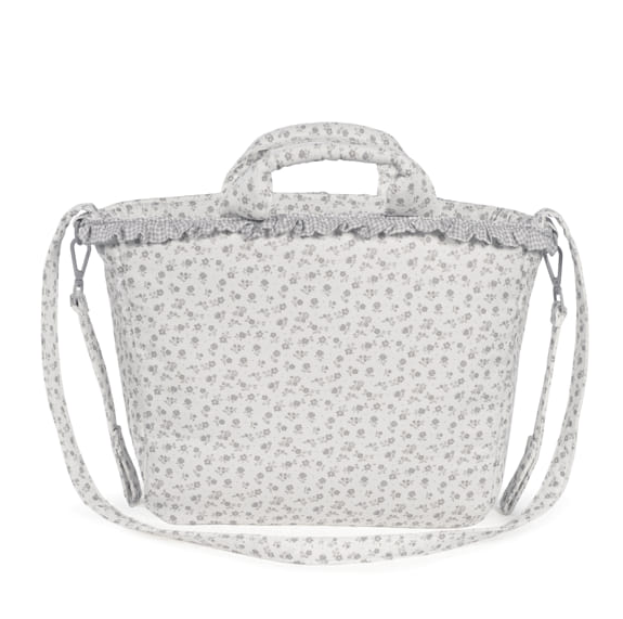 Pasito a Pasito Saco Little Bloom Flowers Grey 598