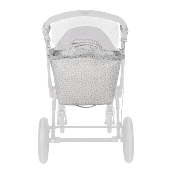 Pasito a Pasito Saco Little Bloom Flowers Grey 598