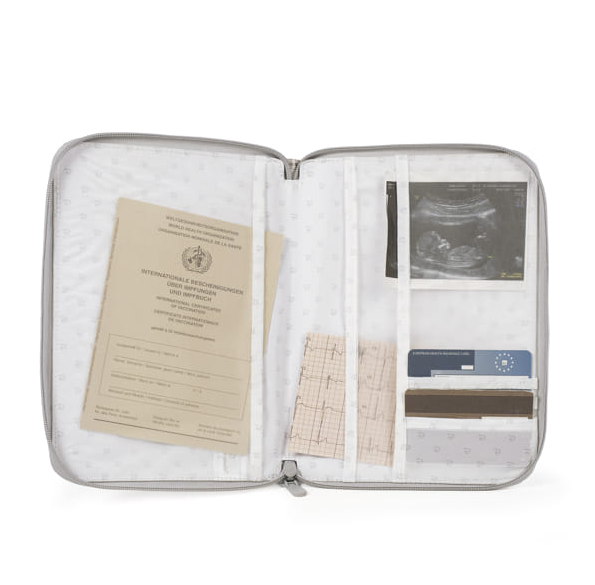 Pasito a Pasito Porta Docs LittleBloomFlowers Grey