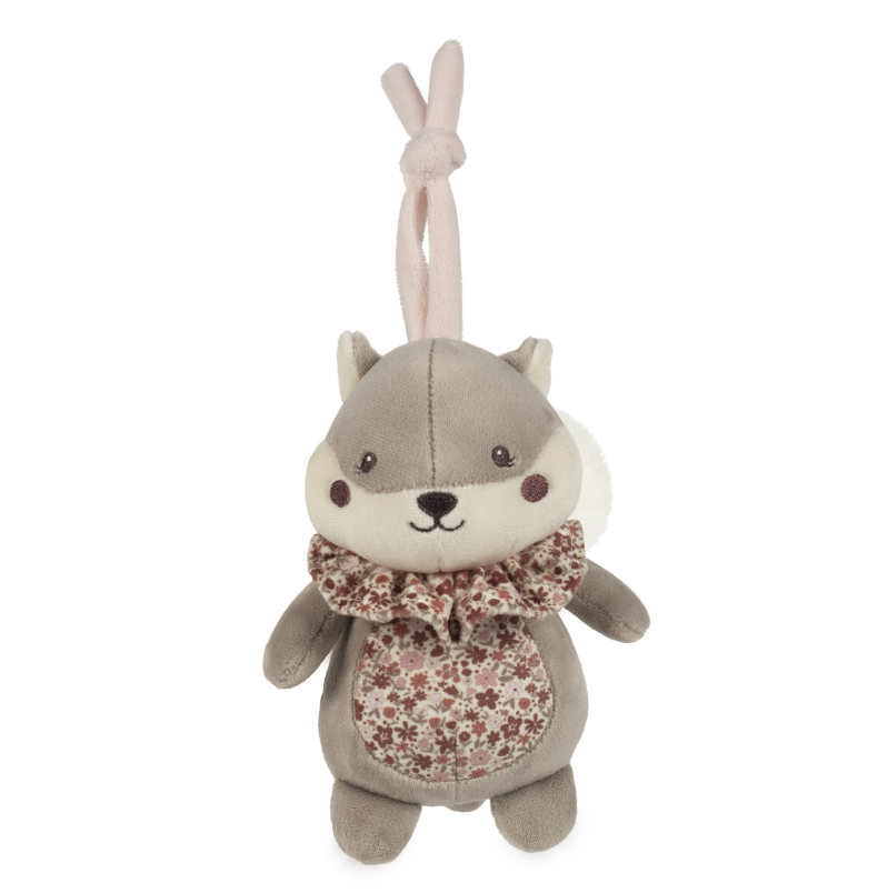 Pasito a Pasito Peluche Musical  Esquilo Cherry Flowers