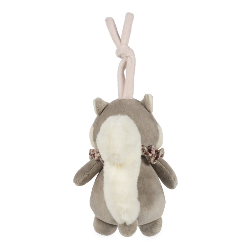 Pasito a Pasito Peluche Musical  Esquilo Cherry Flowers