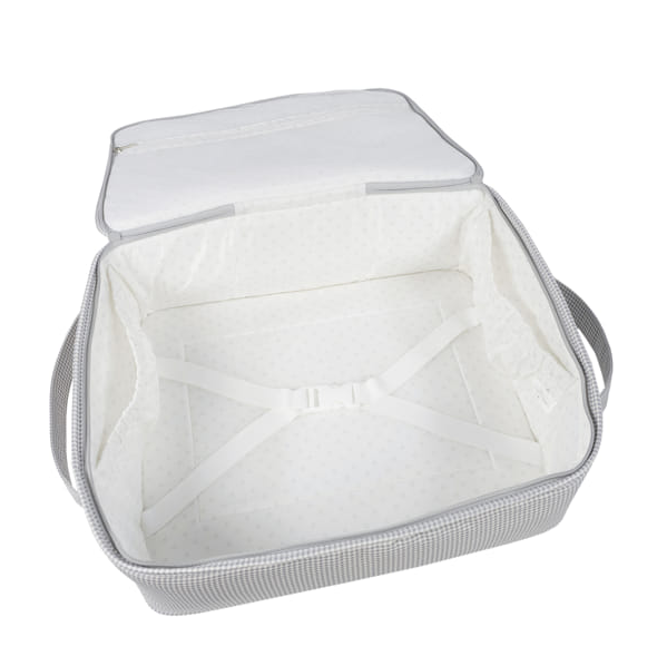 Pasito a Pasito Mala Little Bloom Vichy Grey 607