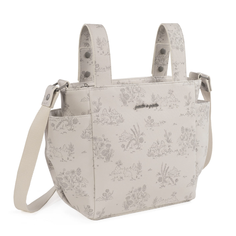 Pasito a Pasito Jouy Cream Bolsa Crossbody 900284