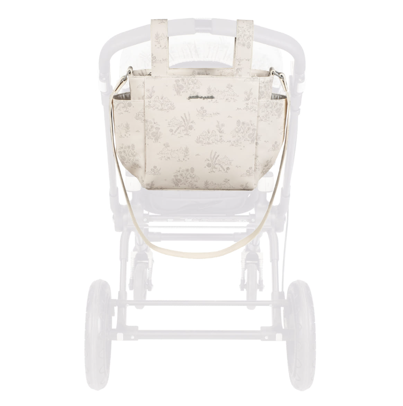 Pasito a Pasito Jouy Cream Bolsa Crossbody 900284