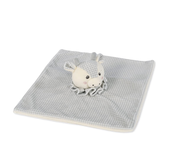 Pasito a Pasito Doudou Cow Little Bloom Grey 655