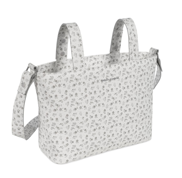 Pasito a Pasito Crossbody LittleBloomFlowers Grey