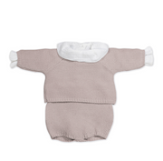 Pasito a Pasito Conjunto Recém-nascido Tricot Rosa
